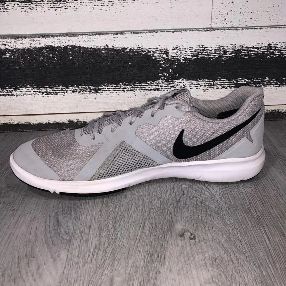 Men's 15 Nike Flex Control II Training Wolf Gray/Black-White Shoes 924204-012